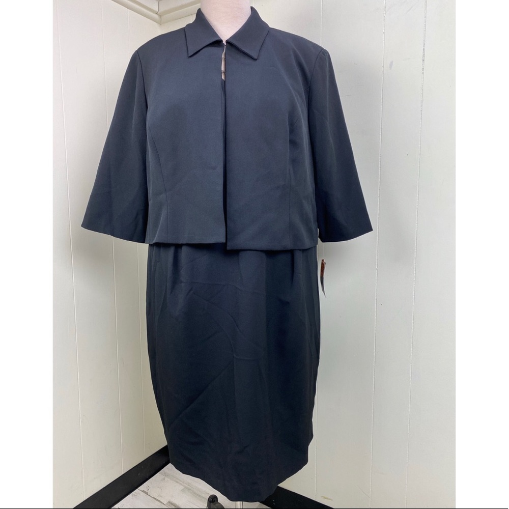 NWT Le Bos 2-Piece Jacket & Dress Set 24W $119